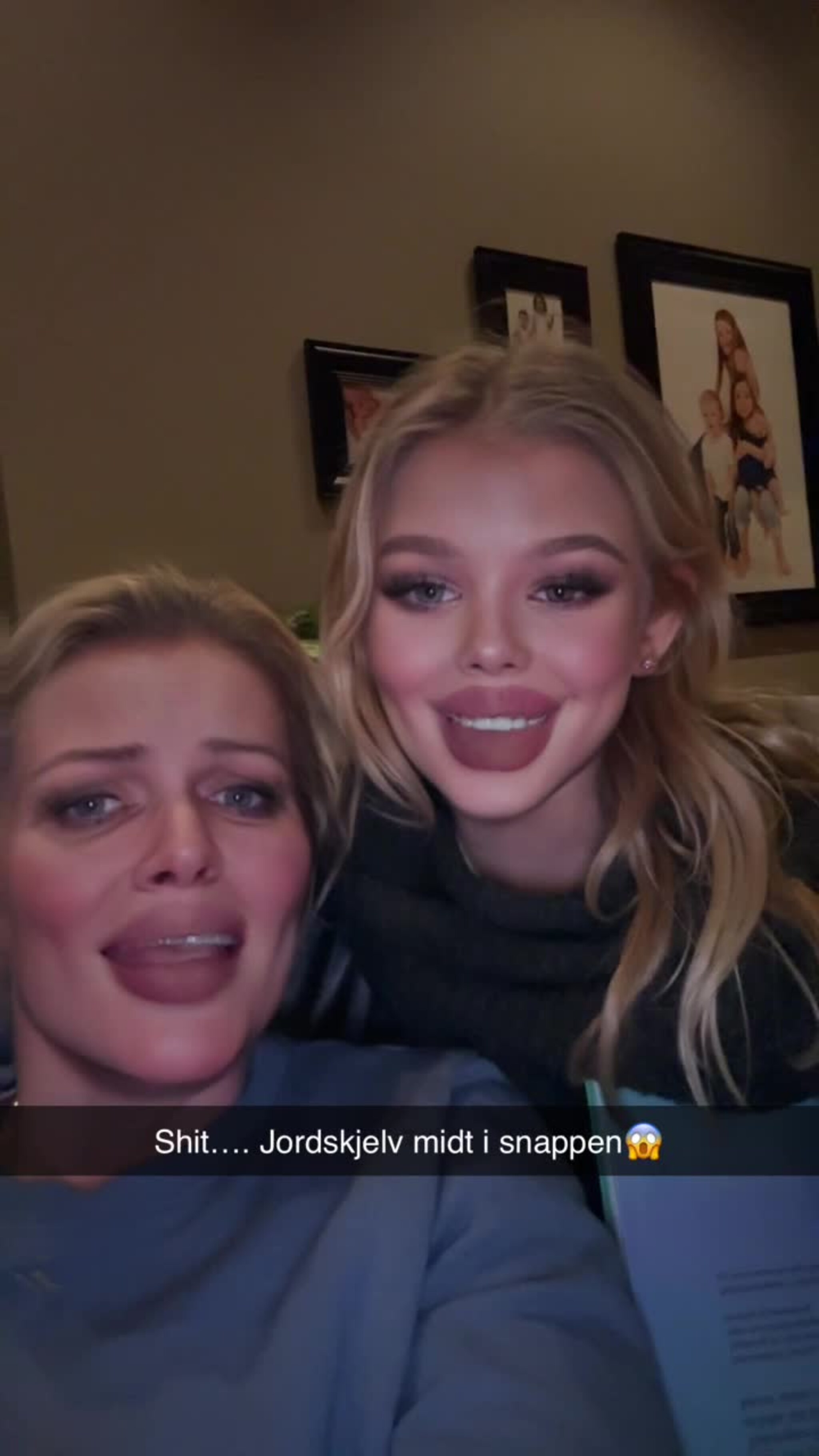 Fekk jordskjelvet på snap