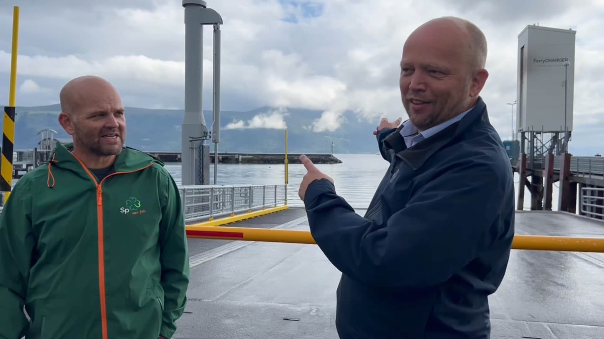Senterpartileiaren besøkte Hareid