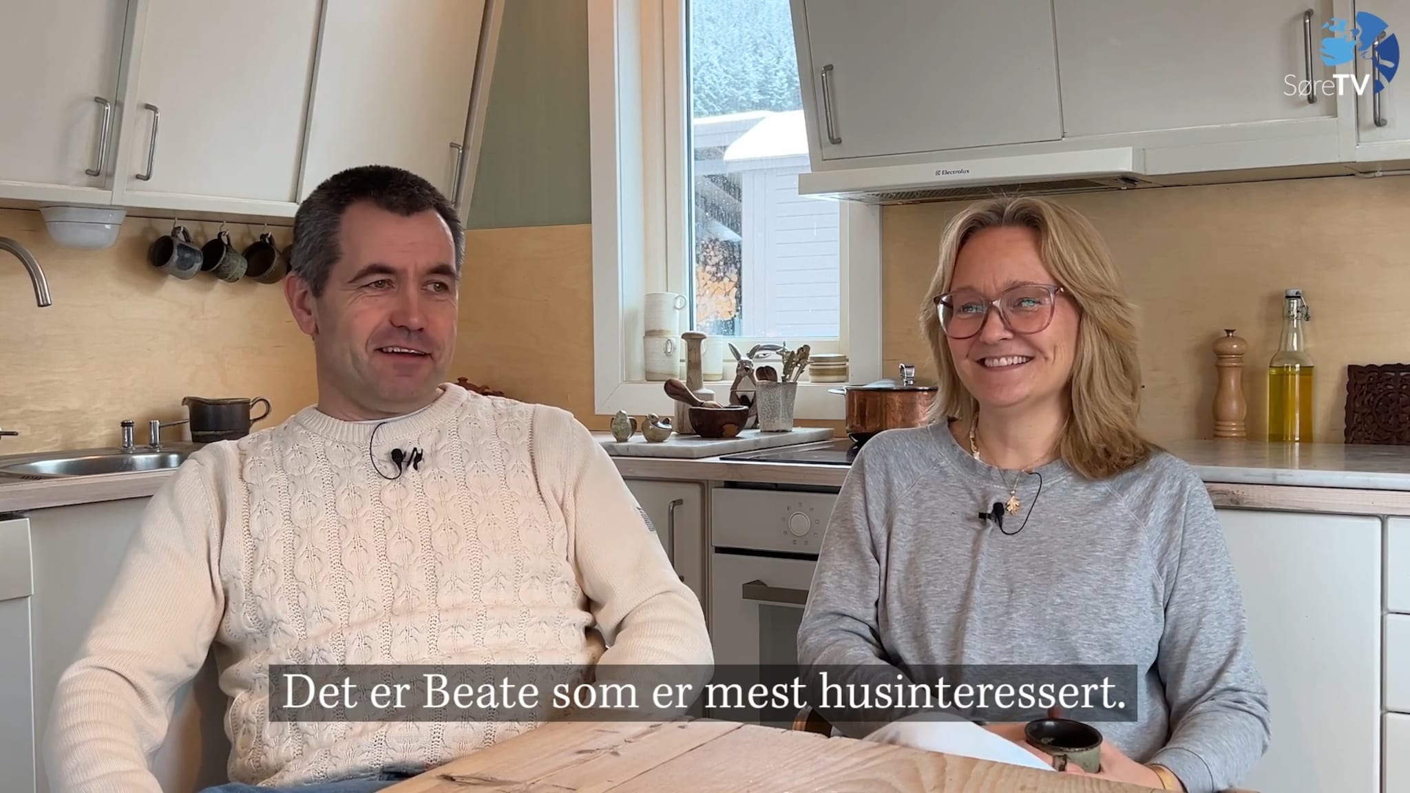 Bli med inn til Beate og Runar