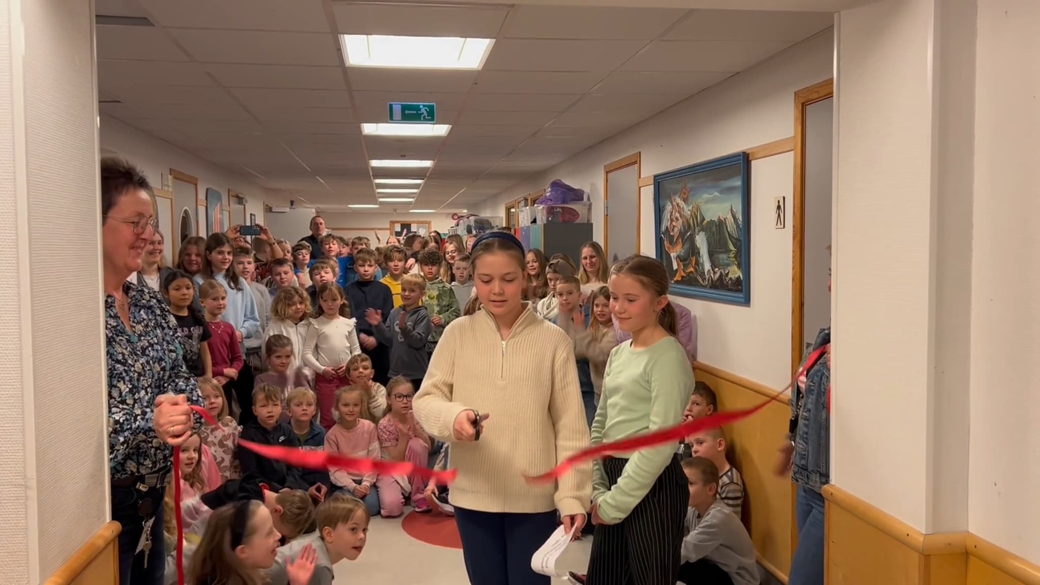 Opning av nytt skulebibliotek