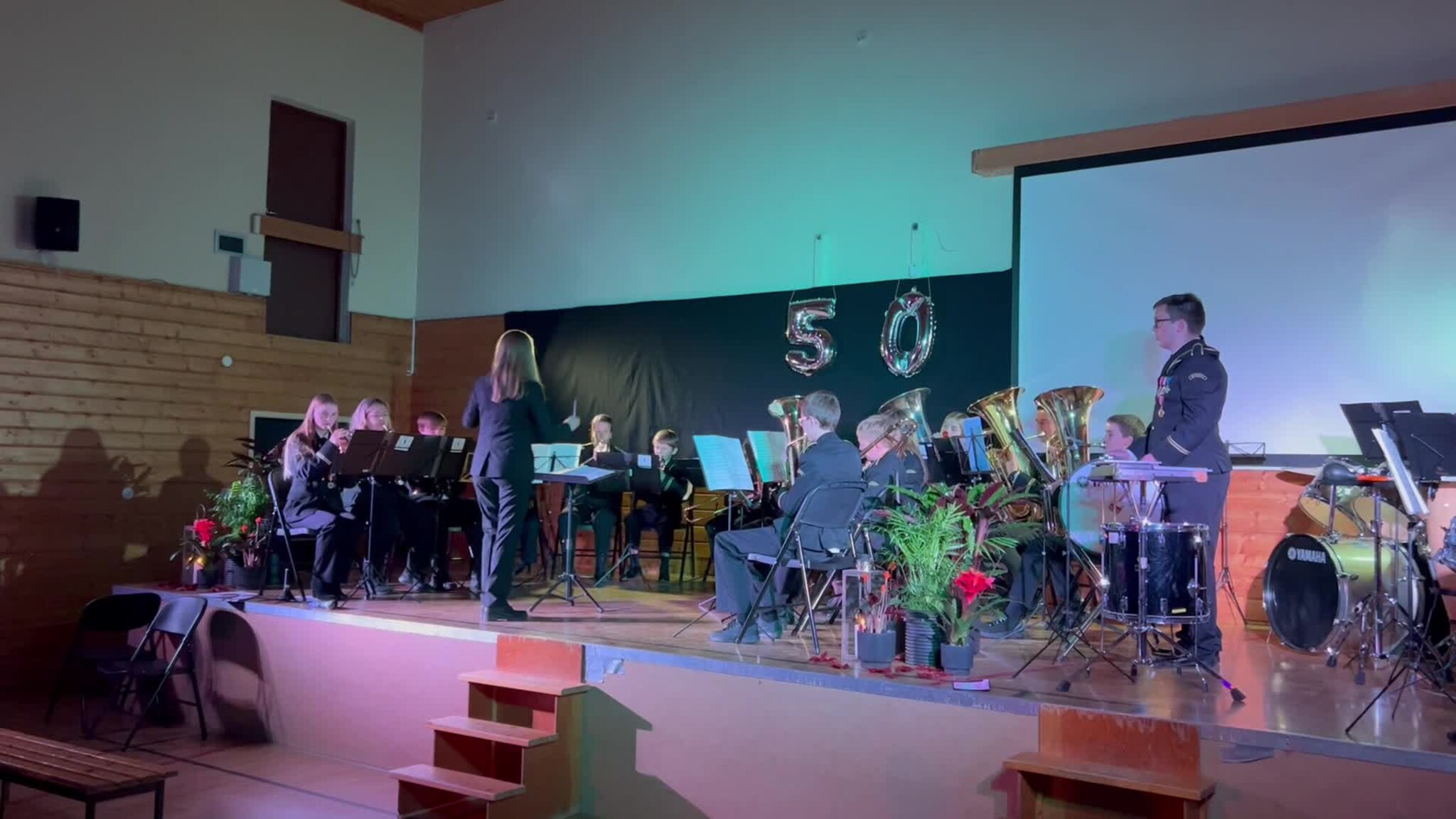 Bigset skulekorps 50 år
