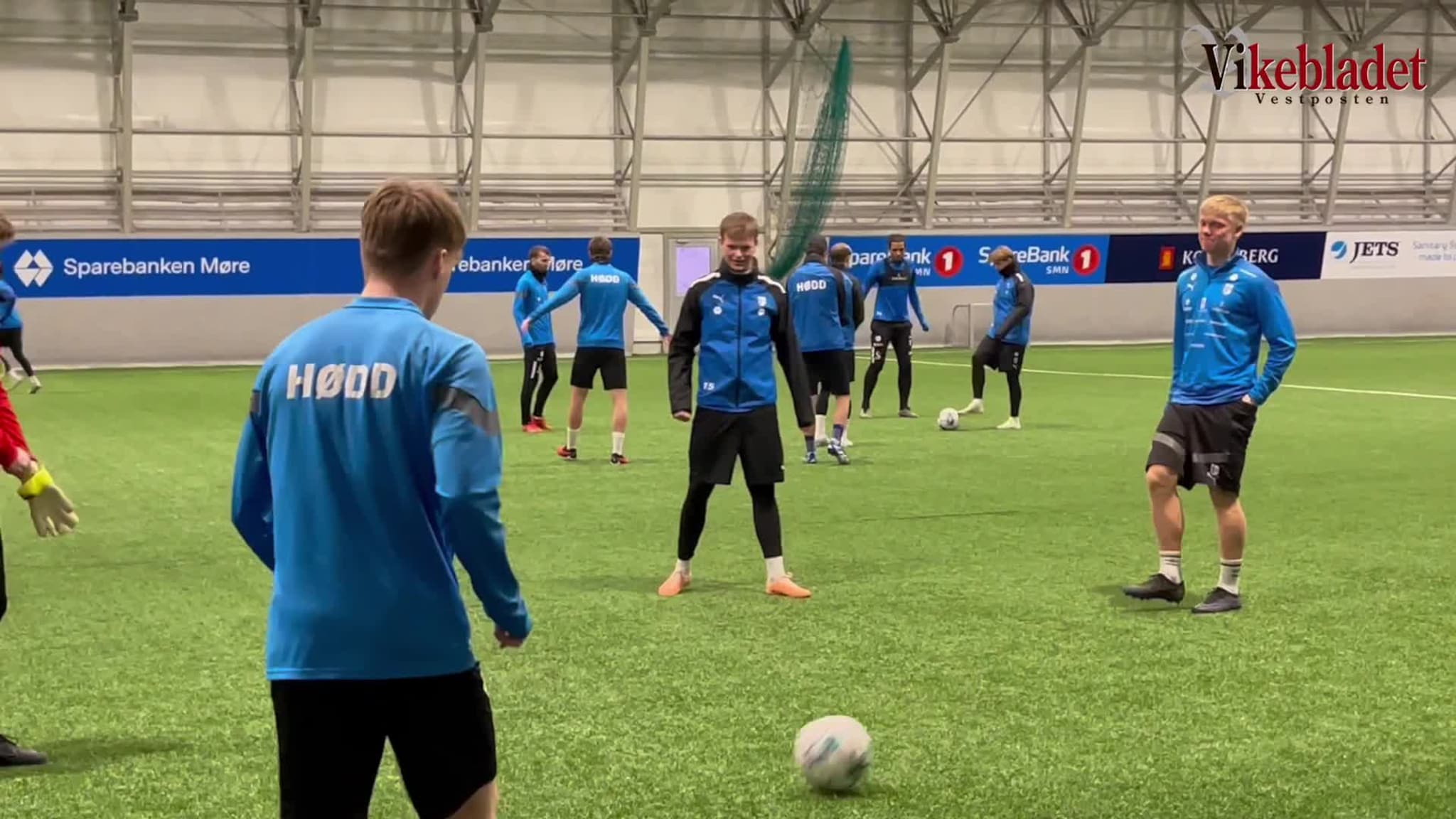 Første trening under Marius Bøe