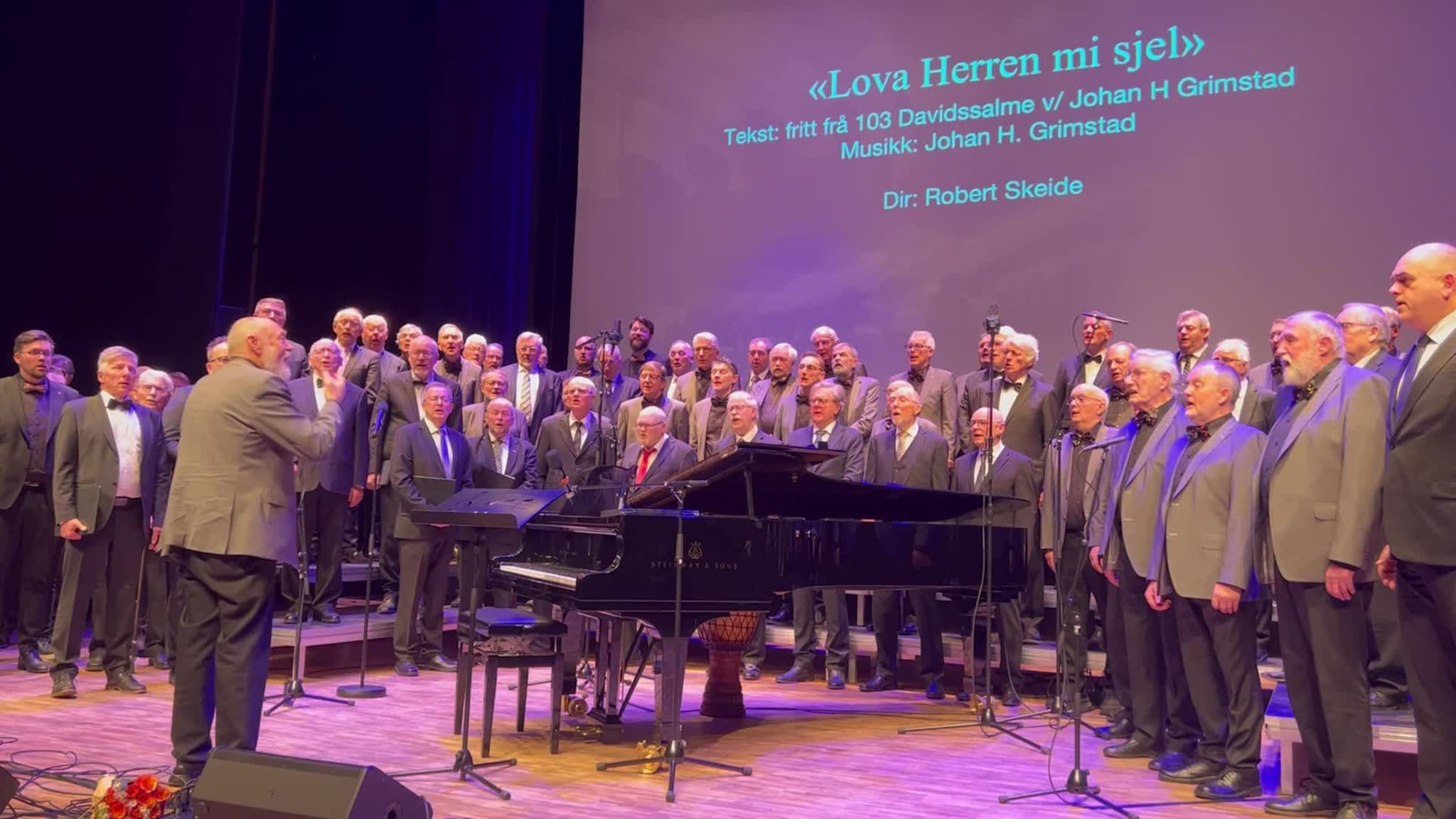 Alle kora song "Lova Herren mi sjel"