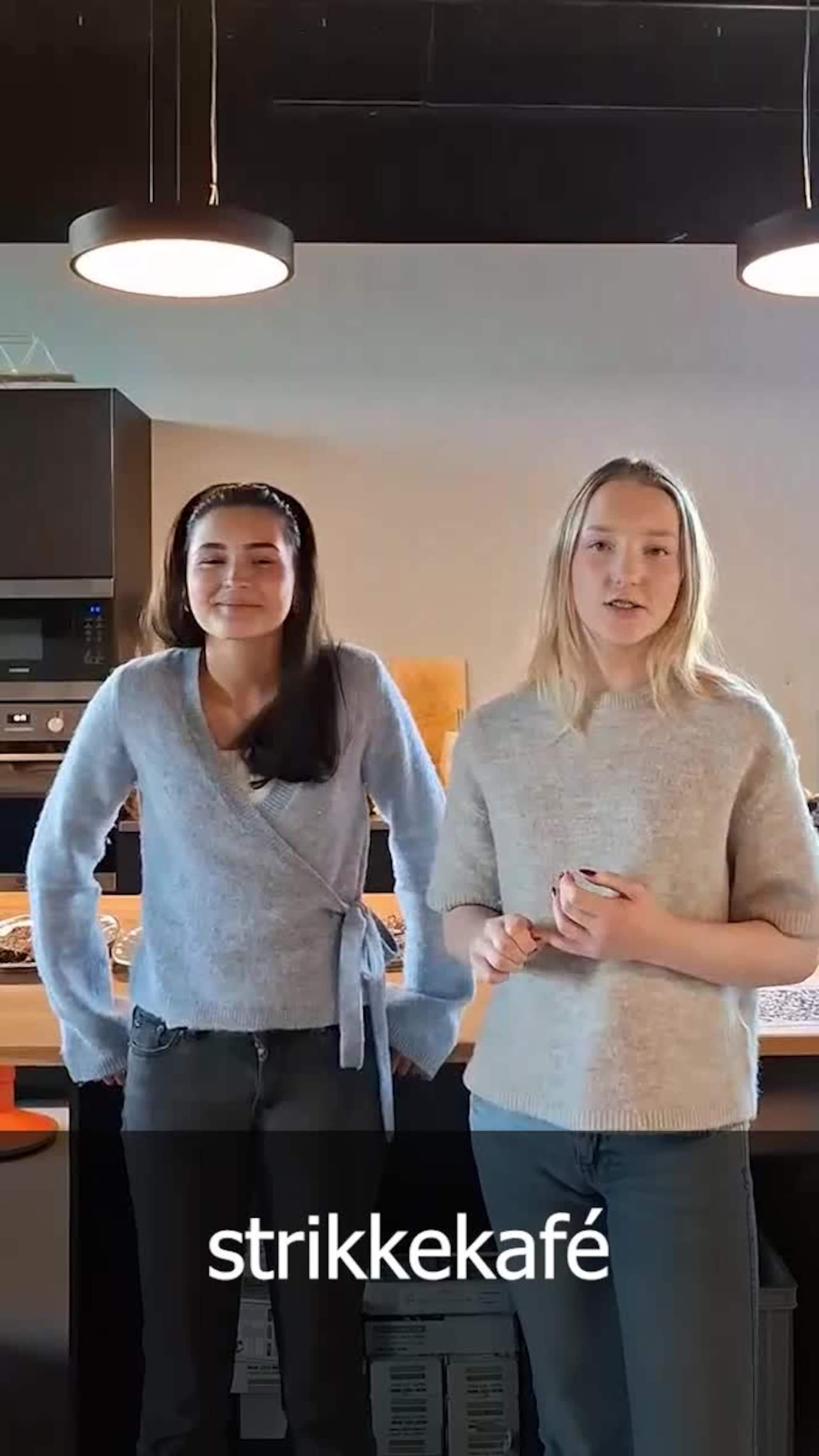 Glimt av strikkekaféen på Skaparhuset