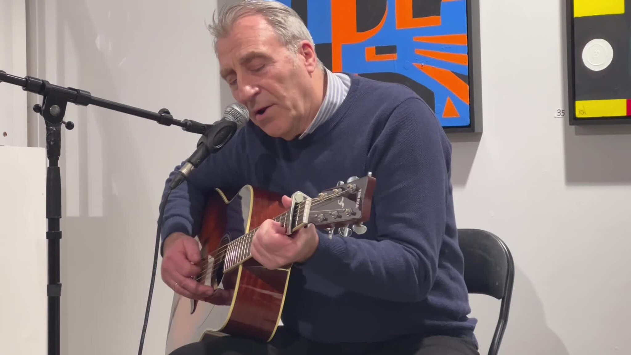 Kunstopning med Roger Wagland