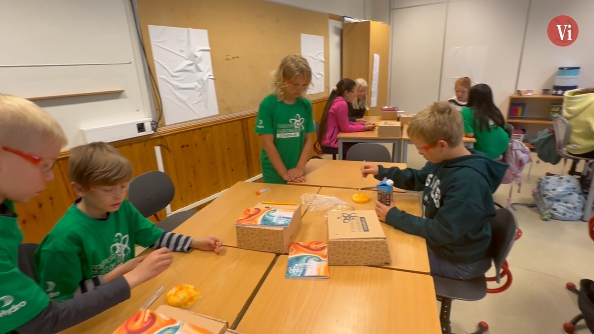 Forskerfabrikkens sommerskole i naturvitenskap i Ulsteinvik