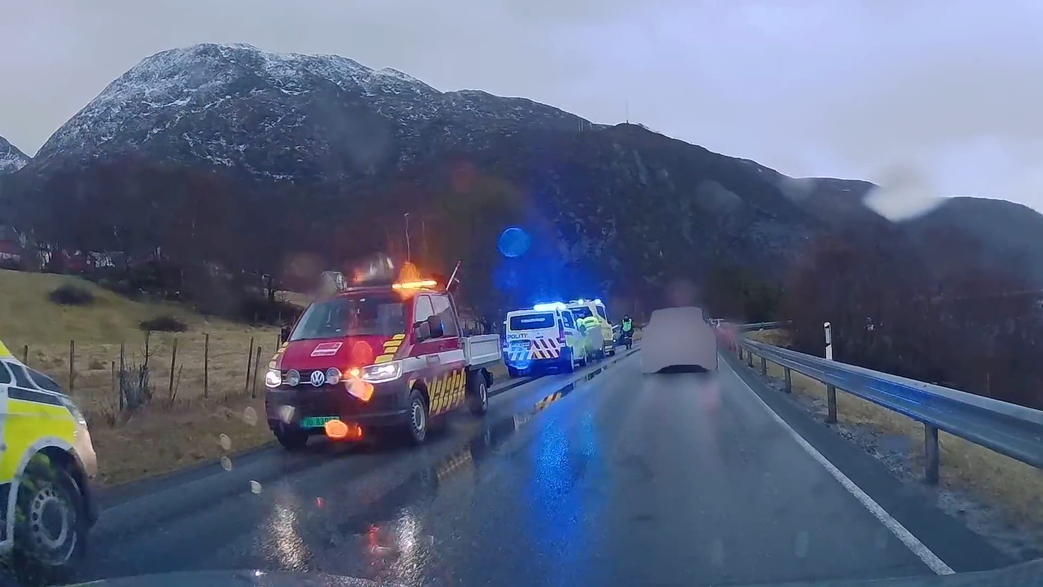 Trafikkulukke i Haddal