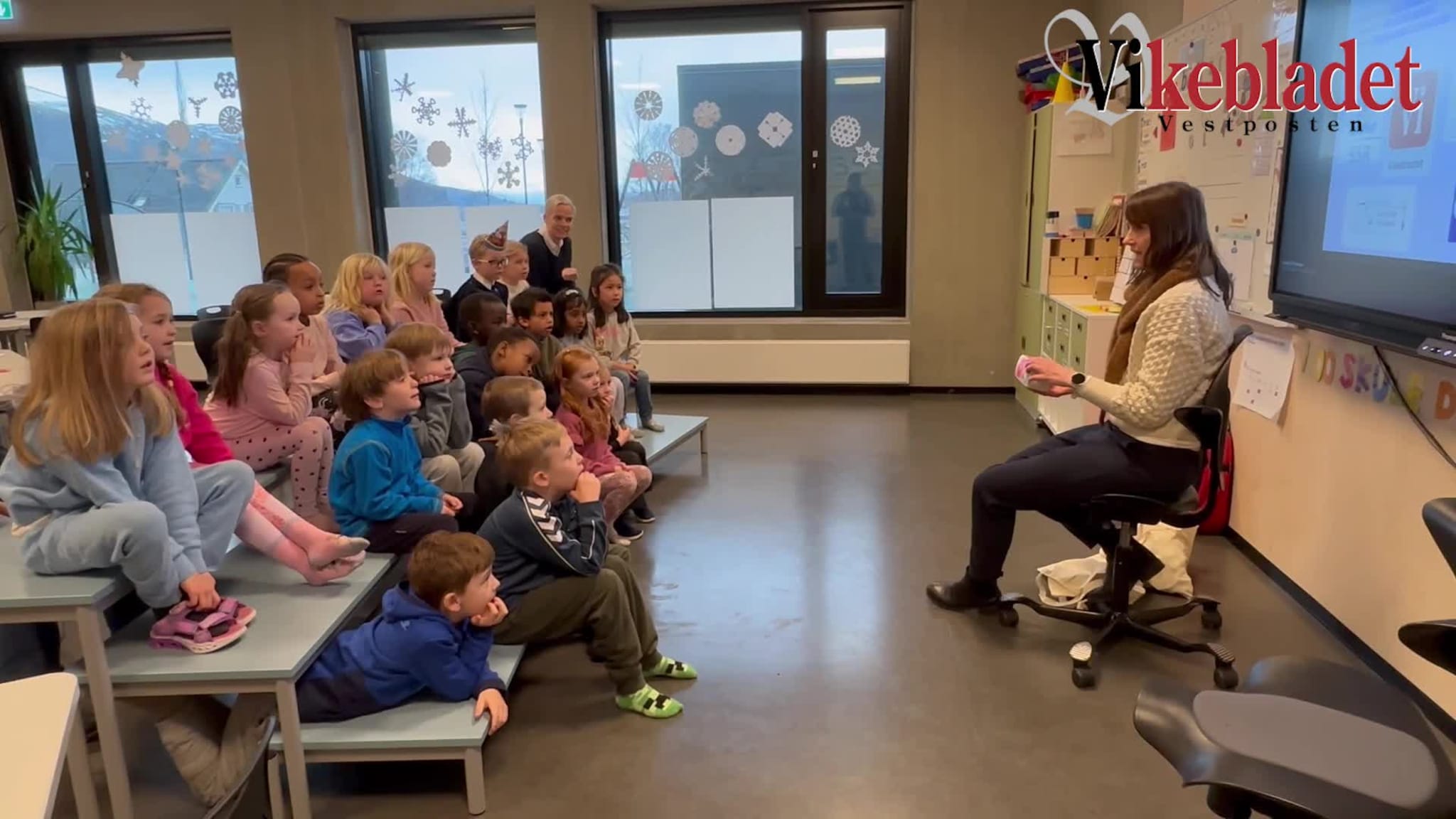 Klasse 1A fekk diplom