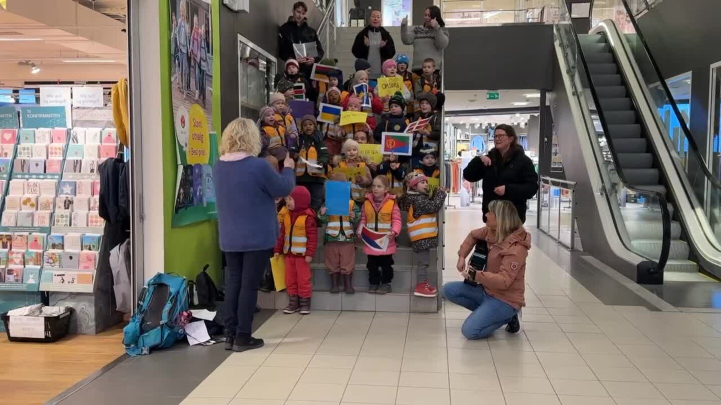 Feira barnehagedagen med song