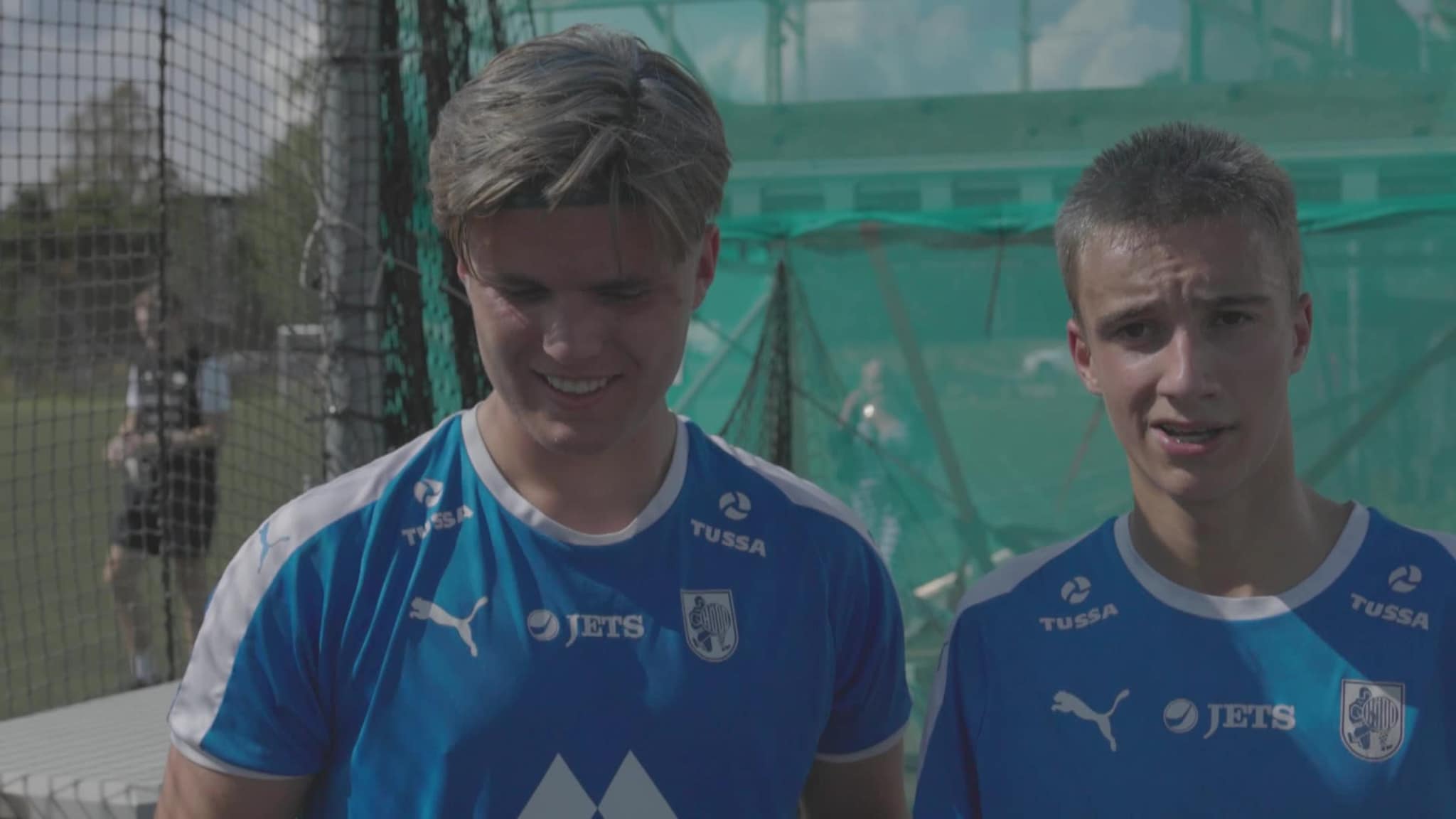 Hødd-spelarane etter Hegra-kampen