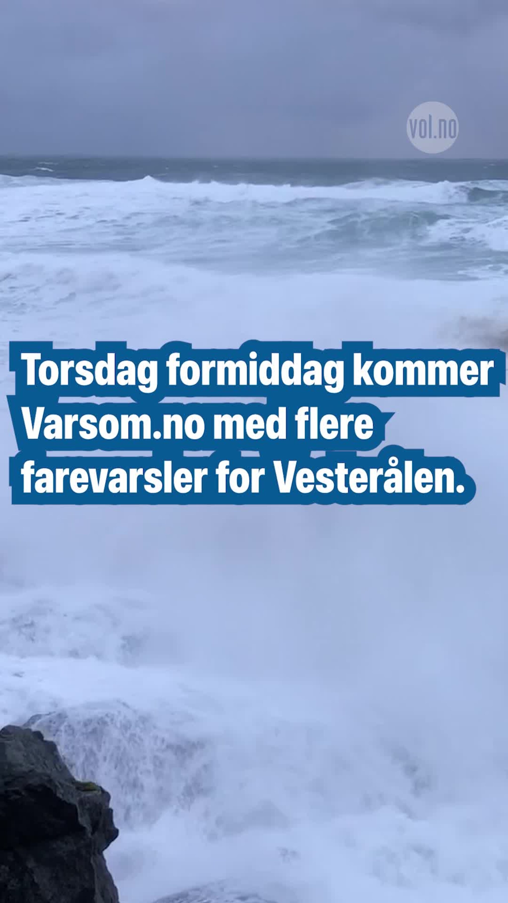 Utvider farevarsler til Vesterålen