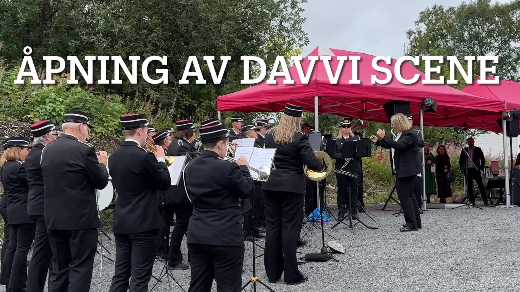 Åpning av lavvo på Stokmarknes