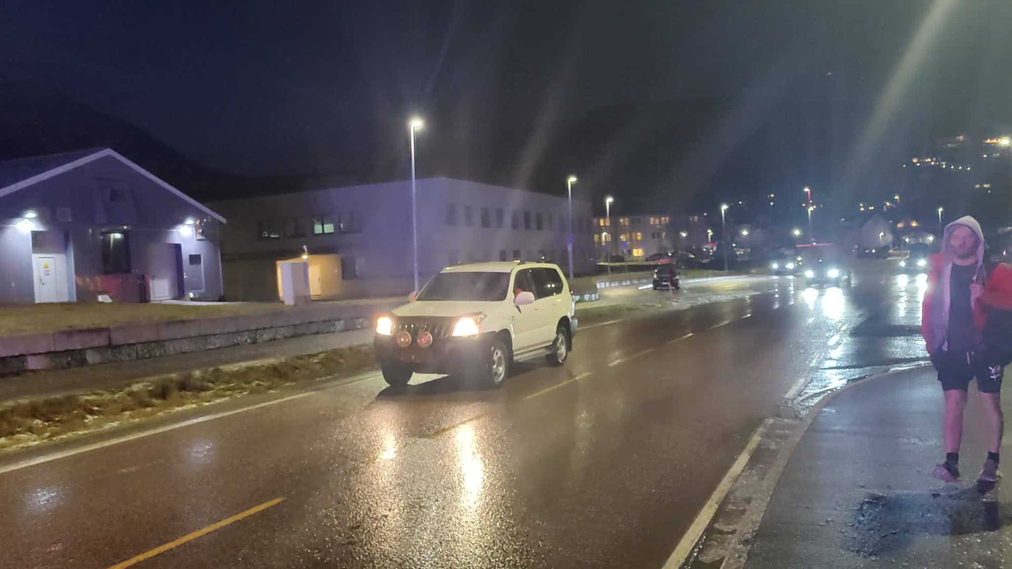 Brann i bygg på Stokmarknes